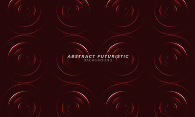 Wall Mural - Graphic circles seamless pattern. Abstract futuristic art wallpaper. Vector illustration.