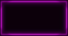 Animation Of Neon Pink Line On Black Background