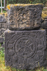 Wall Mural - ancient stone carving