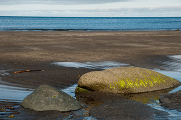 Wall Mural - water and stones