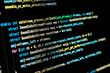 © cam_pine - Programming code with black background