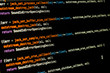 © cam_pine - Programming code with black background