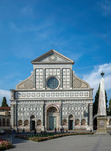 Basilica Of Santa Maria Novella Against Blue Sky