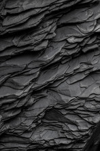 Iceland. The Texture Of Basalt Rocks.