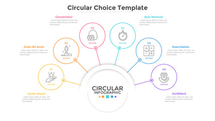 Modern Linear Infographic Template