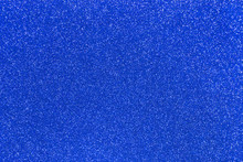 Dark Blue Glitter Shiny Texture Background For Christmas, Celebration Concept.
