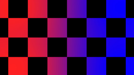 Poster - New red & blue checker board abstract background,Chess board