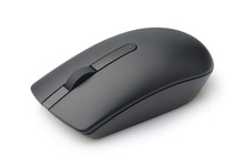 Black Wireless Computer Mouse