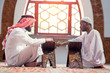 © FS-Stock - Two religious muslim man praying together inside the mosque
