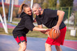 © FS-Stock - Group Of Young Friends Playing Basketball Match