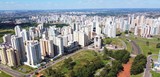 Fototapeta Nowy Jork - Brasília - Aguas Claras Neighborhooh - Brazil - Aerial Drone Shots