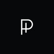 Professional Innovative Initial PH logo and HP logo. Letter HP PH Minimal elegant Monogram. Premium Business Artistic Alphabet symbol and sign