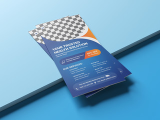 Wall Mural - Medical Dl Flyer Template Design