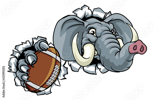 An elephant American Footba...