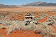 Safari durch die weitläufige Wüste Namib in Namibia