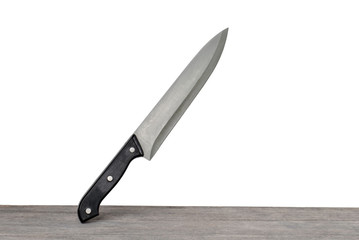 knife on white background