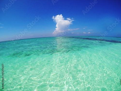 Fotomural Scenic View Of Sea Against Sky