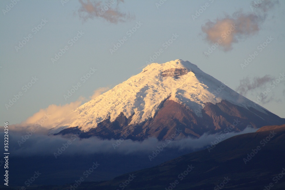 Scenic View Of Cotopaxi Against Sky - obrazy, fototapety, plakaty 