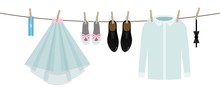 Laundry Day Clothes Line Clipart Free Stock Photo Public Domain Pictures