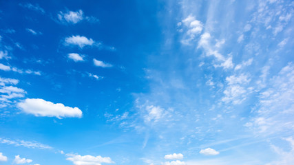 Wall Mural - Blue sky with white clouds as a background