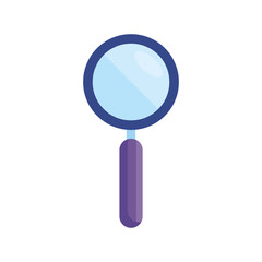 Poster - magnifying glass icon, loupe sign vector illustration design