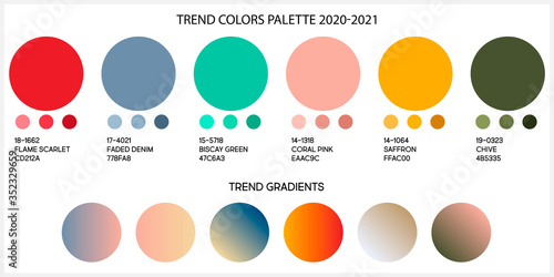 Fotomural Fashion color trend Spring and Summer 2020 2021