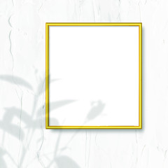 Sticker - Golden frame on a wall vector