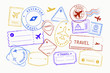 © Rawpixel.com - Travel stickers and badge set vector