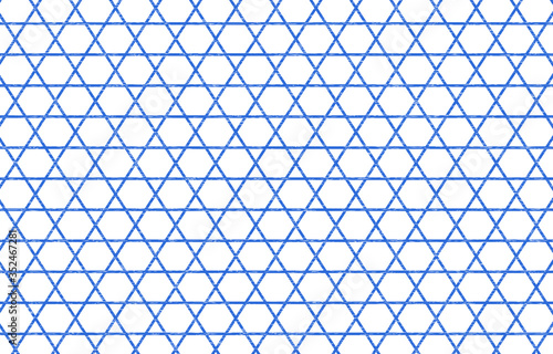 透過背景の青地に白い掠れ模様の和柄 籠目 Stock Vector Adobe Stock