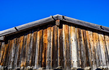 Poster - hut at the european alps