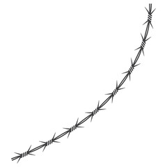 barbed wire vector illustration design