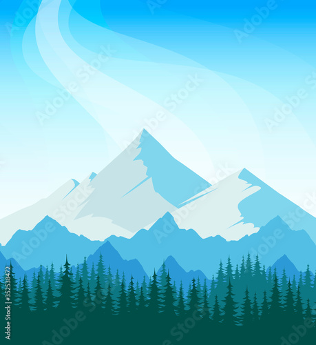 mountain landscape backgrou...