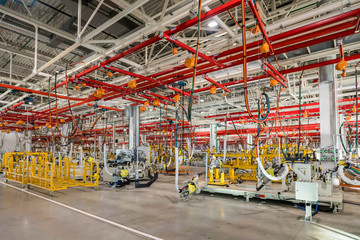 Automobile assembly line production