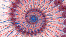 Multicolored Bloody Psychedelic Spiral