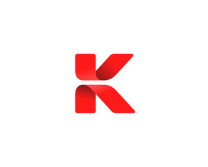 Wall Mural - Letter K logo icon design template elements