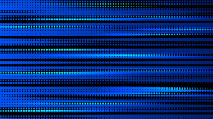 Wall Mural - Abstract blue halftone background with dots. vector