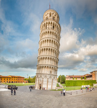 View Of The Leaning Tower Of Pisa