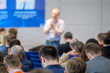 © Anton Gvozdikov - Audience listens lecturer at workshop