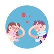© djvstock - couple young with virus symptoms