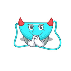 Poster - sling bag clothed as devil cartoon character design concept