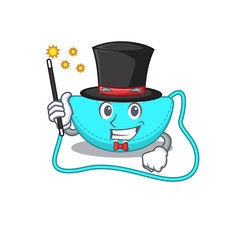 Sticker - A gorgeous smart Magician of sling bag cartoon design style