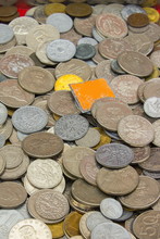 Heap Of Old Dirty Collection Of Coins For Sale