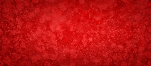 Abstract Red Background Texture With White Scratched Lines And Bokeh Circles In Detailed Distressed Grunge Textured Design, Christmas Texture Background
