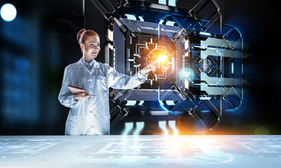 Wall Mural - innovative technologies in science and medicine