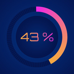 43 percent diagrams 