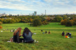 © Rechitan Sorin - People resting on Primrose Hill at sunset, London, UK