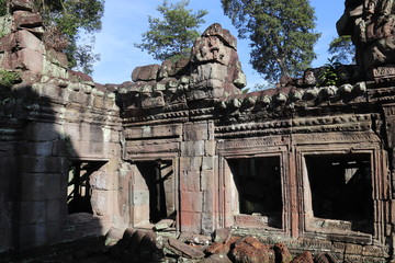 Temple Preah Khan à Angkor, Cambodge