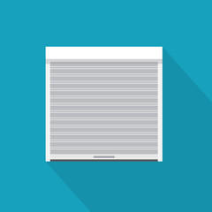 Wall Mural - rolling shutter door icon - vector illustration