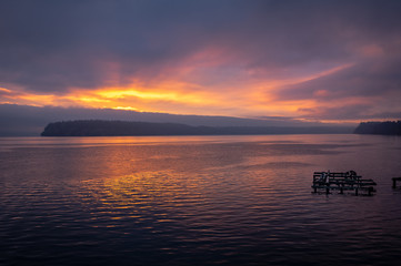 Wall Mural - sunrise colors