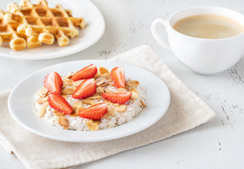 Wall Mural - Portion of Bircher muesli